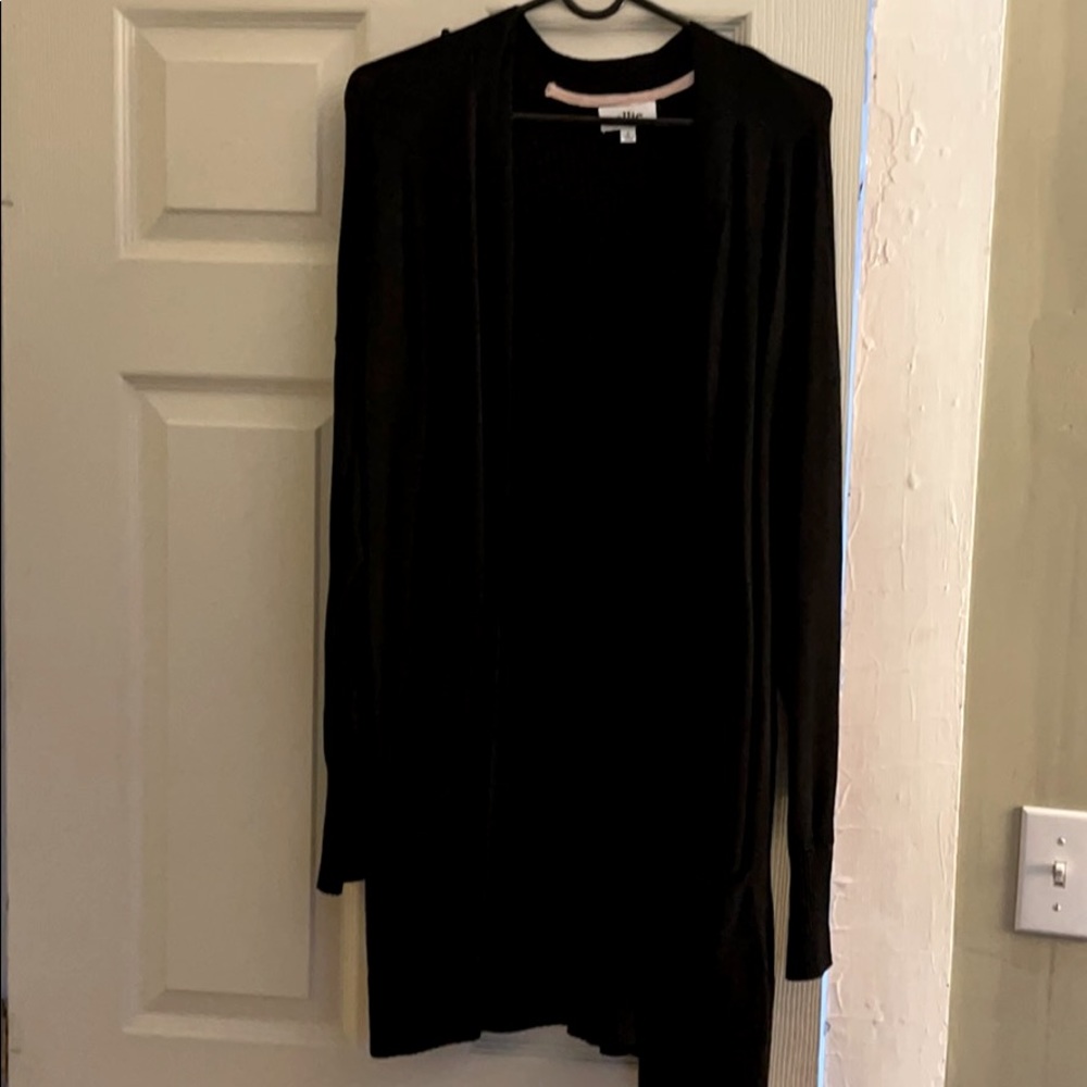 Black cardigan
